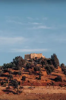a castle on top of a hill with trees at Riad Arabella in Fès