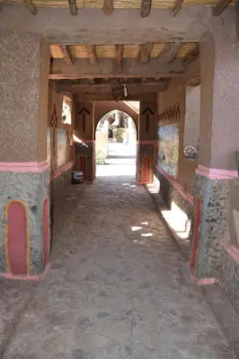 an empty hallway in a building with an archway at Prends Ton Temps in Zagora