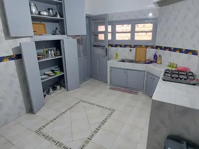 a kitchen that is under being remodeled at Apartment Hamria Meknes BT in Meknès