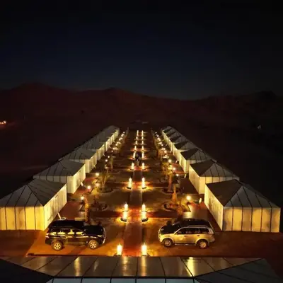 Relaxing Desert Camp