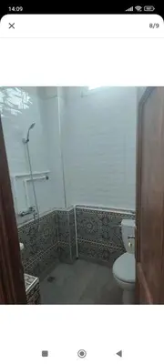 a bathroom with a shower and a toilet at The good stay 3 in Midelt