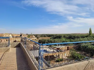 a view from the balcony of a house at GITE BOUKHALFA in Missour