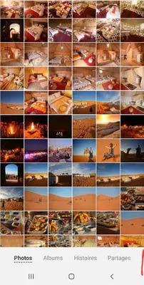 a collage of photos of different places and buildings at LUXURY Camp in Merzouga