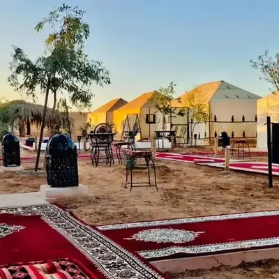 Glamping luxury camp