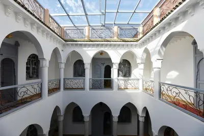 a view of therium of the building at Villa Agora, Villa à la campagne proche Marrakech in Marrakech